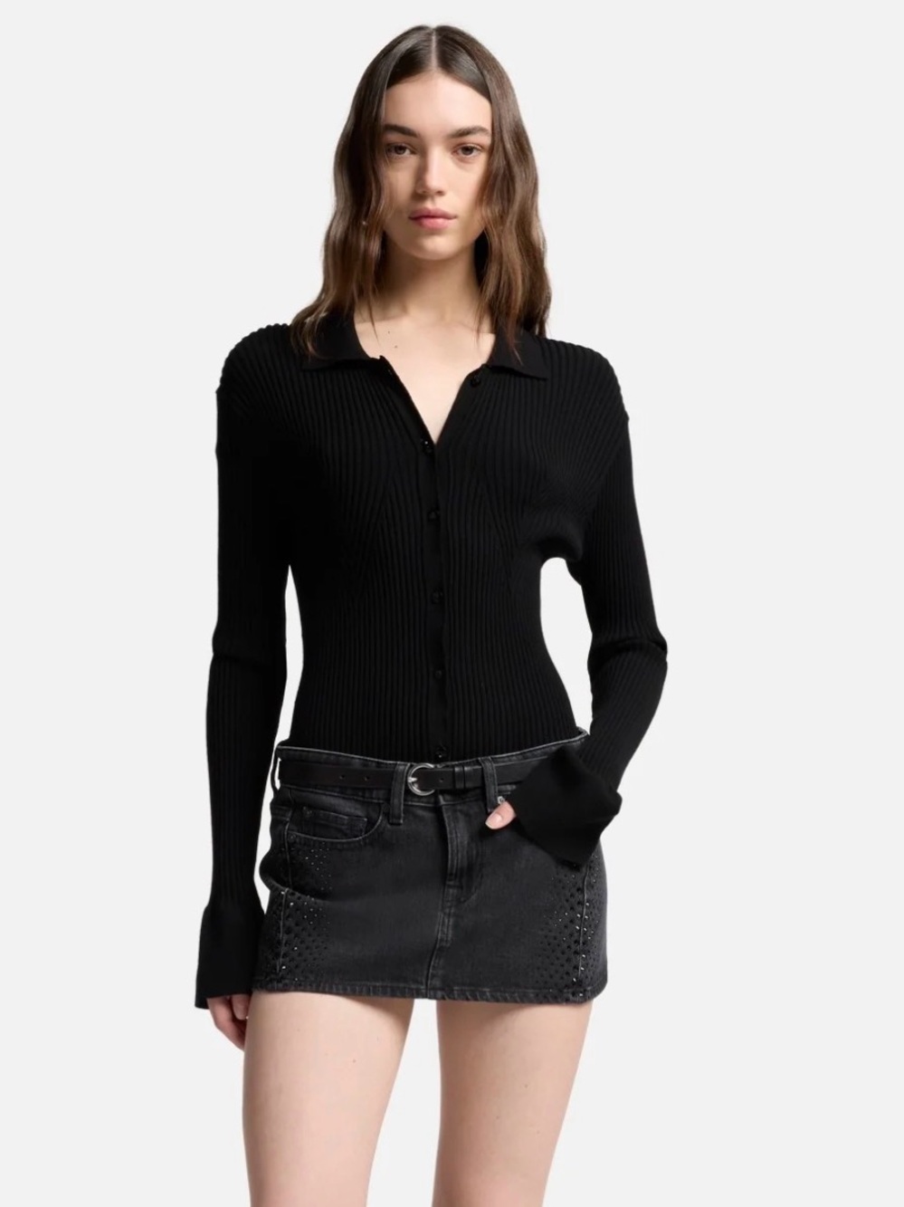 7 For All Mankind TWISTED CHERRY MINI SKIRT